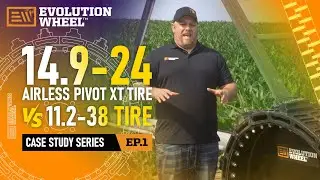 14.9-24 Airless Pivot Tire VS. 11.2-38 Pivot Tire | Track Depth Case Study EP: 1 - EWRS-PIVOT XT
