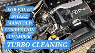 TURBO & EGR VALVE CLEANING ALL FLUID CHANGE OF TOYOTA INNOVA D-4D #toyotainnova #egrcleaning #turbo