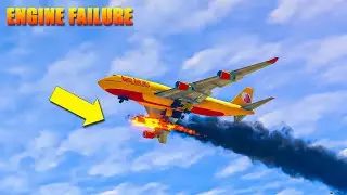 GTA 5 Plane Crashes | Engine Failures & Explosions Compilation 🔥