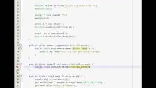 Java GUI Tutorial 5 - Multiple event handlers