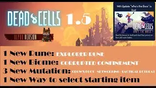 Dead Cells 1.5 | New Alpha Update | All New Mutation, Runes and Biomes