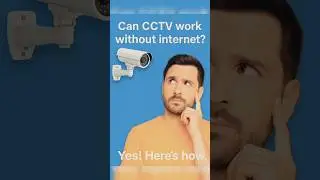 Does CCTV camera work without Internet? #cctv #homesecuritycamera #cctvcamera #viralshorts