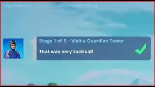 Fortnite Quest - Visit a Guardian Tower - Chapter 2 Season 8