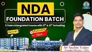 NDA Foundation Batch 2026 | Best NDA Coaching After 10th | NDA Coaching Classes
