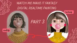 Watch Me Turn This Photo into a Fantasy Artwork | Real-Time Drawing| digital painting| illustration