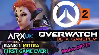 Overwatch 2 Beta Moira Gameplay (Arx T500) Circuit Royal - First Game EVER.