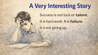 A Very Interesting Story | Improve Your English Through Story | Life Lesson English