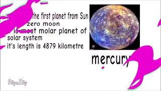 information of murcury planet #2@speedo king