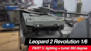 Leopard 2 Revolution 1/6 (Part 5) Lighting + Turret 360 degree