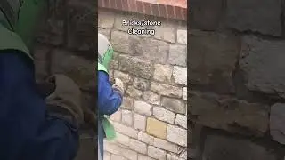Bricks/Stone cleaning#construction#homedecor #brickwork#brick#laser #heavycivil #homedecor #trending