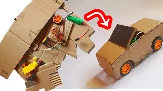 How to make Awesome Idea from scrap material | Rc car !