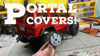 Как установить латунные портальные крышки на оси AR45P! Джип SCX10 III