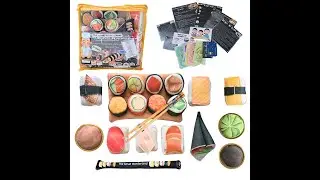 The Small Wonderland Pretend Play Sushi Set &ndash; 22-Piece Fabric Sushi Toy Set | Japanese Cuisine