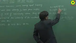 JEE MAIN 2020 (9 Jan S1) Question 17 Problem Solving By SSI Sir B.Tech IIT Delhi