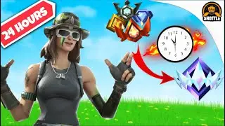 I SPENT 24 HOURS IN FORTNITE RANKED!