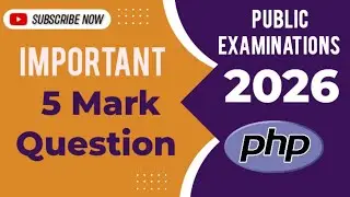 php Datatypes  | XII Standard CA | Chapter 4 #samacheerkalvi #12thstandard #computerapplications 