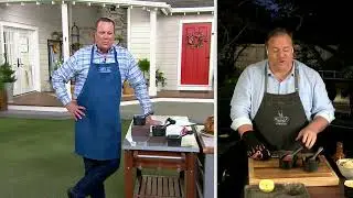 Corky's Cast Iron Barbecue Sauce Pot with Basting Brush on QVC