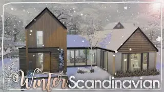 Winter Scandinavian ~ The Sims 4 Speed Build