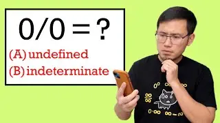 0 divided by 0 (when should we say 
