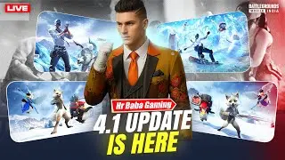NEW 4.1 UPDATE IS HERE BGMI LIVE | JOIN TEAM CODE