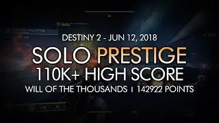 Solo 110k+ High Score 