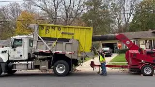 Leaf Collection Truck