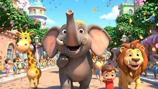 Sleepy Elephant Missed the Parade 🐘 | Nursery Rhymes for Kids & Baby Songs