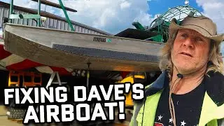 Alan to the Rescue! (Fixing Daves Fan boat/Cabin Adventure part II)
