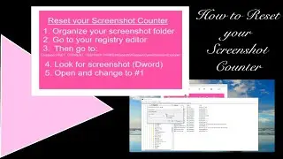 How to Reset your Screenshot Counter