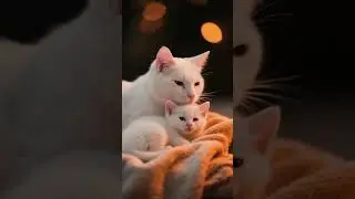 Two Hearts, One Calm 🐱🐱 | Cat Sleep Therapy #cat #cozy #sleepmusic