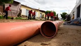 Obras de saneamento básico beneficiarão bairros Redenção, Santa Delmira e Santo Antônio