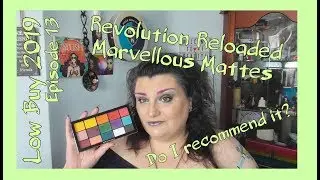 Low Buy 2019 Episode 13 - Revolution Marvellous Mattes Palette Review | ASMR Makeup