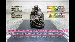 Umbenennung von Nazi-Stra&szlig;ennamen in FFB &ndash; Kommt Bewegung in eine erstarrte Debatte?