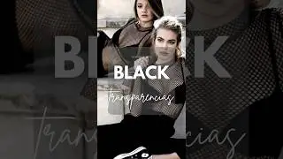 BLACK TRANSPARENCIAS 💃 #tendenciasdemoda #modayestilo #moda