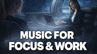 Electronic Focus Music - Winter Cinematic Ambience - Gentle Night - 3-Hour (Long Mix)