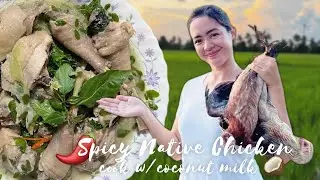Halang-Halang na Manok Bisaya with Fresh Gata | Best Native Chicken Recipe w/ Coconut Milk | PH
