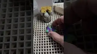 Glass Fusing - Grinding Puzzle Piece Dichroic Glass