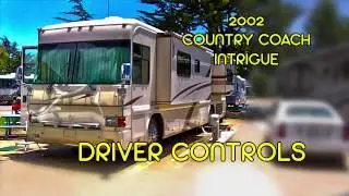 2002 COUNTRY COACH INTRIGUE RV - DRIVER CONTROLS