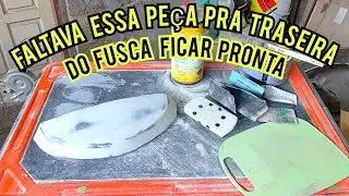 SUPORTE DA LUZ DA PLACA DO FUSCA PREPARA&Ccedil;&Atilde;O