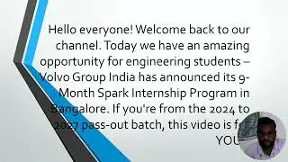 Volvo intern jobs