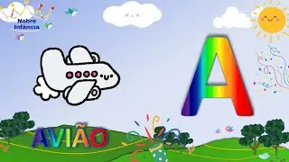 ALFABETO  EM PORTUGUÊS - ALFABETIZAÇÃO  - ALFABETO DIVERTIDO - APRENDER O ALFABETO