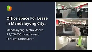 Office Space For Lease in Mandaluyong City 2009 sqm BPO