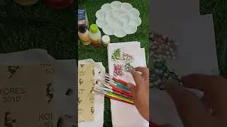 🖌️🫰 Materials kit#trendingsong #material #shortsfeed #yt#viral #painting #fabricpainting #artshort