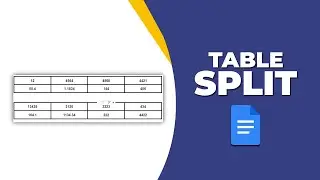 How to make a table split across pages in google docs