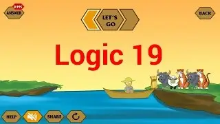 River crossing IQ game logic 19 solution