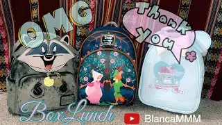 LOUNGEFLY review BoxLunch haul ROBIN HOOD MICKEY & MINNIE WEDDING MEEKO