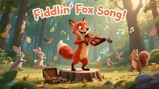 Fiddlin&rsquo; Fox Song! &mdash; Fast-Paced Kids Dance Music with Fiddle, Banjo & Country Folk Fun