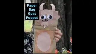 Paper Bag Goat Puppet