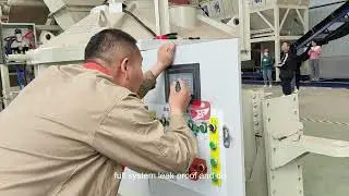 Mobile Concrete Mixing Plant Test Run