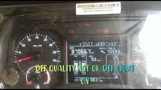 Def quality not ok def level low
